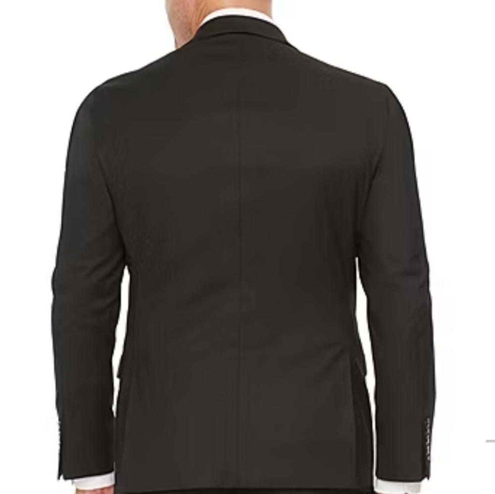 VAN Heusen Men's Sport Coat in black size 42R - Picture 2 of 12